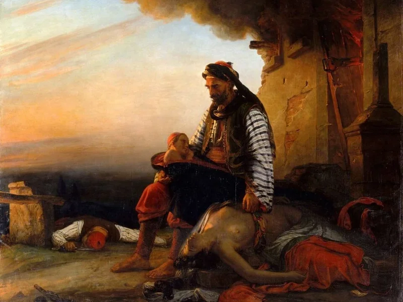 1789-Auguste Jean Baptiste Vinchon - Dopo il massacro di Samotracia